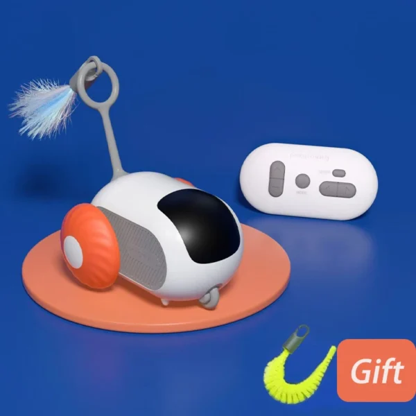 Smart Cat Toy Pet Interactive Automatic Moving Remote Electric Car Toys Upgraded Version Rechargeable Kitten Training Game Toys - Image 4