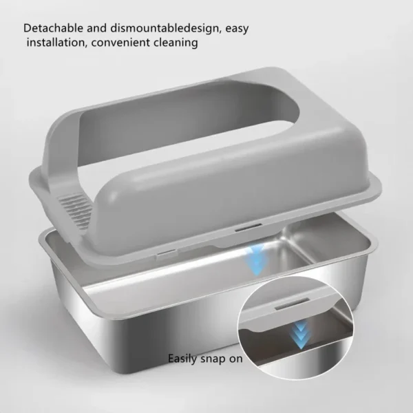 Self-Cleaning Cat Litter Box with Foot Pedal, Easy Waste Disposal, Odor Control, Large Capacity for Multiple Cats - Image 7