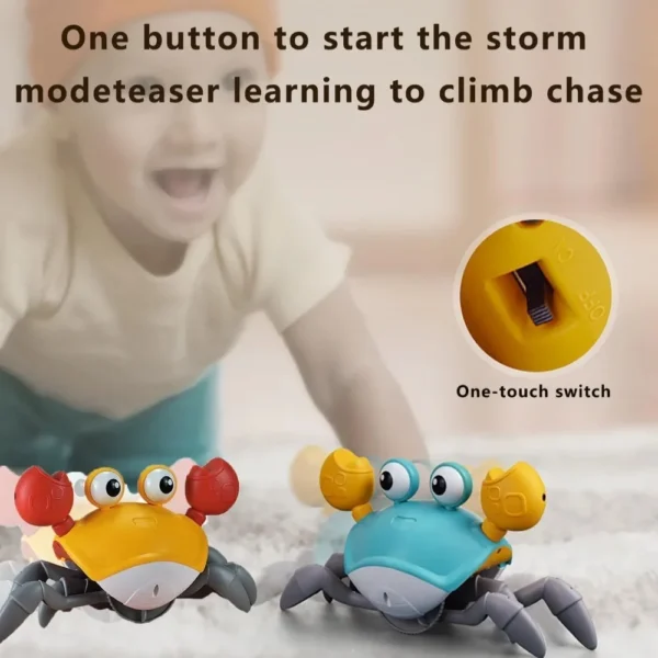Engaging Interactive Dancing Crab Dog Toy with Musical Sounds - Entertaining and Stimulating Pet Toy for Dogs and Cats - Keeps Y - Image 4
