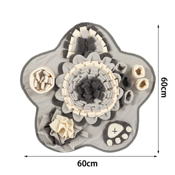 Dog Snuffle Mat Pet Toys Interactive Training Sniff Natural Feeding Mat Squeaker Dog Treat Relieve Pressure Snuffle Toys - Image 3