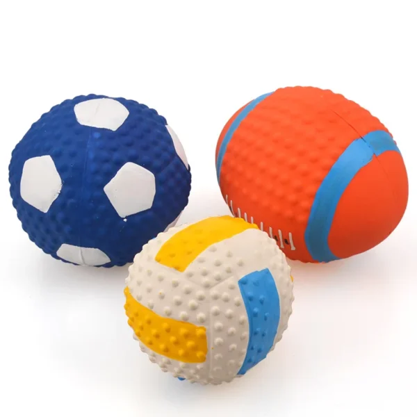 Squeaky Dog Toy Chew Rubber Balls Toy for Small Large Dogs Puppy Interactive Durable Dog Toy Pet Training Dog Accessories - Image 10