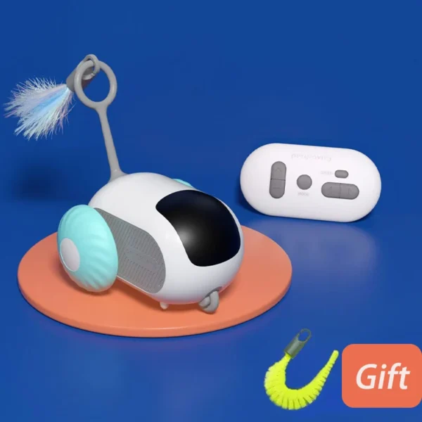 Smart Cat Toy Pet Interactive Automatic Moving Remote Electric Car Toys Upgraded Version Rechargeable Kitten Training Game Toys - Image 3