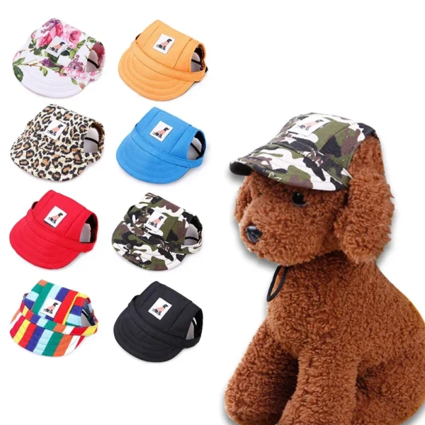 Fashionable Cute Pet Dog Cat Puppy Hat Baseball Visor Hat Puppy Grooming Dress Up Hat Peaked Cap Sunbonnet Outdoor Topee - Image 9