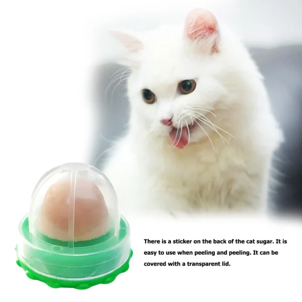 10-50PCS Cat Catnip Licking Candy Sugar Ball Wall Sucker Lick Catnip Sugar Balls Smart Cat Toys Interactive Ball Cats Mint Toy - Image 13