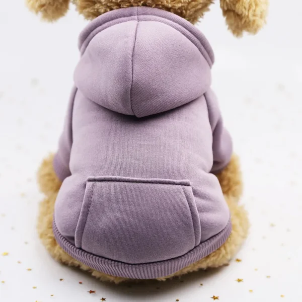 DualPet Dog Hoodie Winter Dog Sweaters Pet Cold Warm Weather Sweatshirt Hoodie for Small Medium Dogs and Cat XS-2XL Pet Supplies - Image 6
