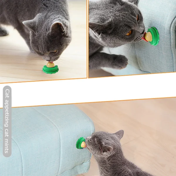 10-50PCS Cat Catnip Licking Candy Sugar Ball Wall Sucker Lick Catnip Sugar Balls Smart Cat Toys Interactive Ball Cats Mint Toy - Image 11