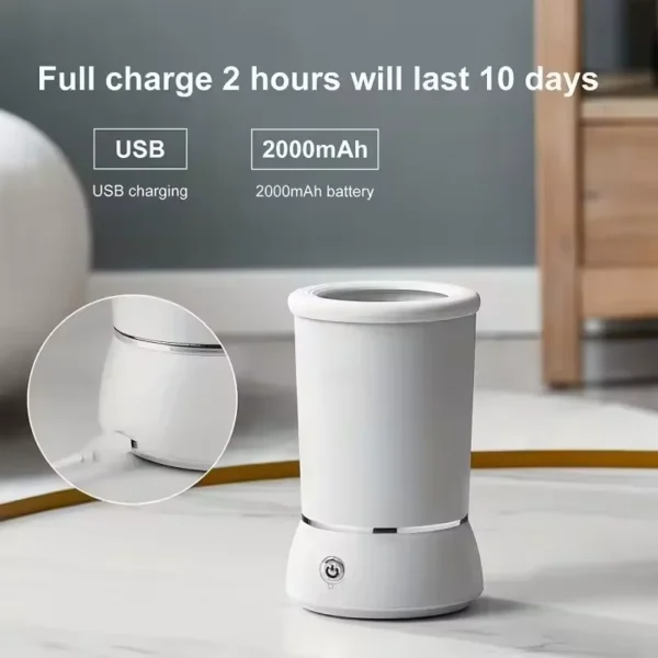 Pet Feet Washer Electrical Pet Paw Cleaner Automatic Pet Foot Cleaning Cup Portable Quick Low Noise Dog Cat Paw Cleaner - Image 6