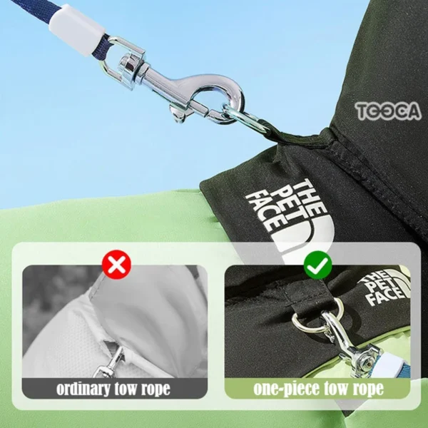 Dog Raincoat Pet Waterproof with Transparent Hooded Jumpsuit Dog Clothing Clothes for Dogs Cats Water Resistant Costume - Image 7